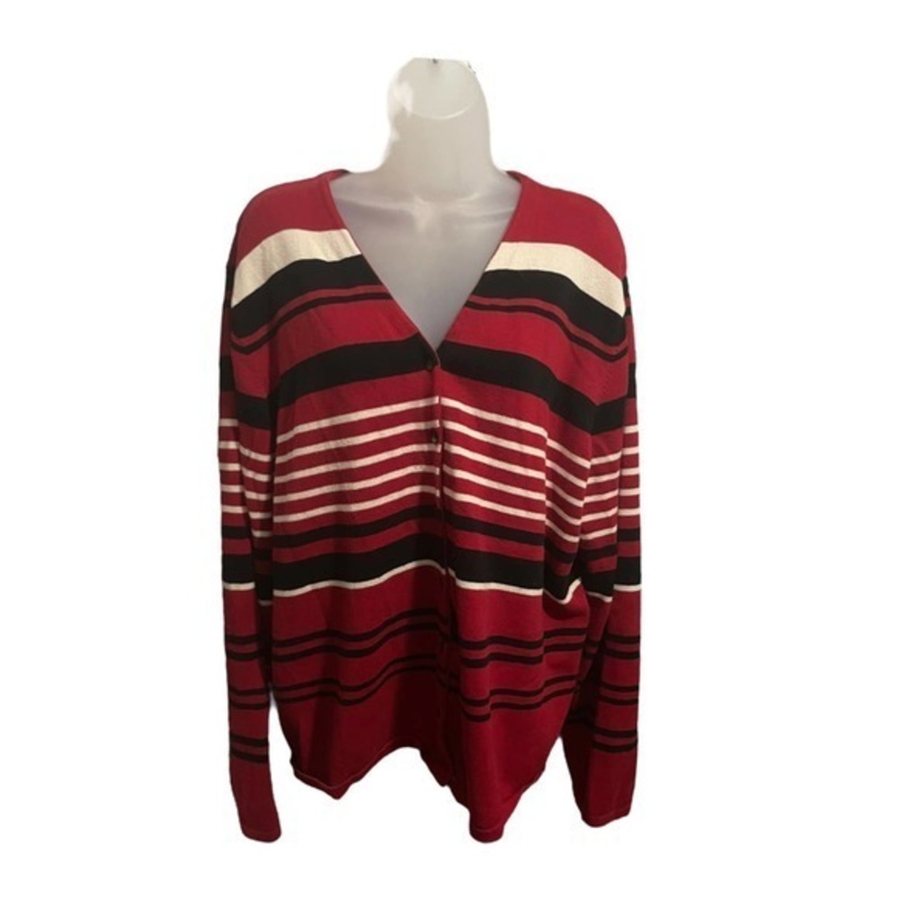 Liz Claiborne Lizsport Cardigan Sweater Size XL